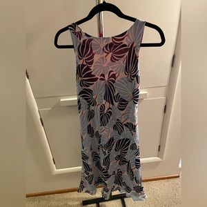 Tessuto low back rayon dress